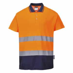 Koszulka polo dwukolorowa Cotton Comfort